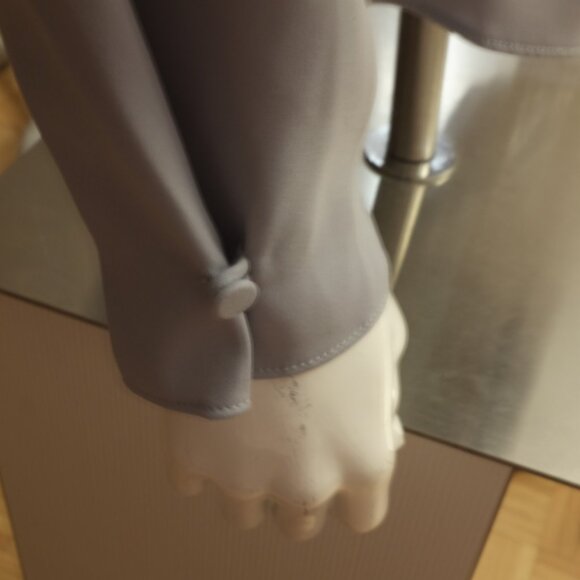 Reiss Mapel Wrap Top V-Neck Long Sleeve Blouse size 4 US - Picture 4 of 6